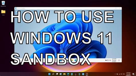 Activate windows sandbox